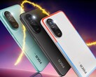 Poco M7 Plus in Aqua Blue, Carbon Black, and Chrome Silver. (Image source: Poco)