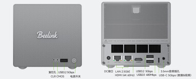 Port configuration of the ME Pro with Pentium J5005