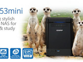 QNAP TS-453mini vertical NAS with Intel Celeron processor