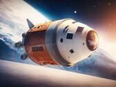 Concept art of a space capsule orbiting Earth. (Image source: 2ragon, Adobe Stock)