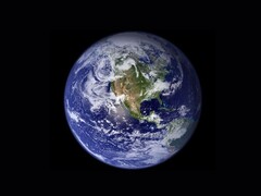 The Blue Marble (Image source: NASA's Earth Observatory; edited)