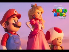 Mario and Princess Peach in The Super Mario Bros. Movie (Image source: UIP Singapore)