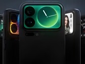 Xiaomi 17 Pro and Pro Max rear display designs.