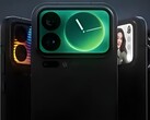 Xiaomi 17 Pro and Pro Max rear display designs.