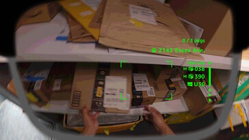Checking whether the correct package is being delivered. (Image source: Amazon)