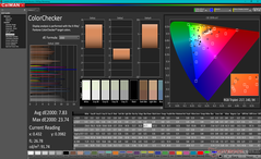 ColorChecker before calibration