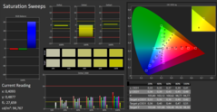 CalMAN - Color Saturation - calibrated