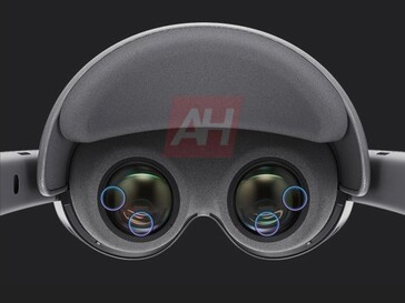 Eye tracking camera locations. (Image source: Android Headlines)