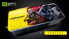 Two lucky gamers can win high-end GeForce RTX graphics cards (image via CD Projekt Red on X)