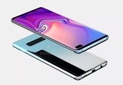 Renders of the Galaxy S10+. (Source: OnLeaks)