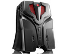 The MSI VR One, one of the first VR capable backpack PCs, was first shown in September 2016. (Source: MSI)