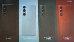 Sony will offer the Xperia 1 VI with four colour options, at least in some markets. (Image source: @MTRU_blog)