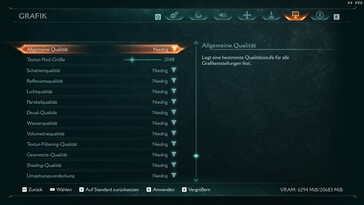 Quality presets