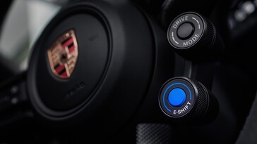 2027 Porsche Taycan E-Shift button.