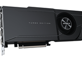 The Gigabyte GeForce RTX 3090 TURBO 24G is a blower and dual-slot card. (Image source: Gigabyte)