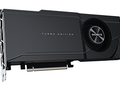 The Gigabyte GeForce RTX 3090 TURBO 24G is a blower and dual-slot card. (Image source: Gigabyte)