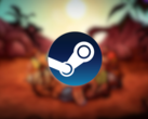 Dead in Bermuda's story begins with a plane crash that leaves eight survivors stranded on a mysterious island. Pictured - game artwork with the Steam logo overlaid on top. (Image source: Steam)