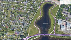GNSS test: Circumnavigation of the lake