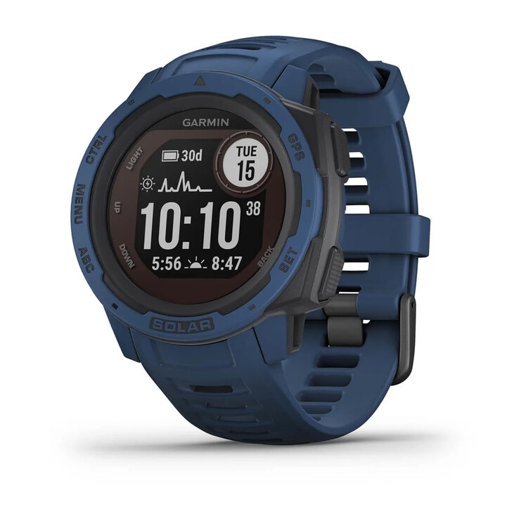 The Garmin Instinct Solar smartwatch. (Image source: Garmin)