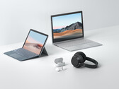 The Surface spring hardware refresh, plus the Surface Earbuds. (Image source: Microsoft)