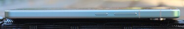 Right: standby key, volume rocker