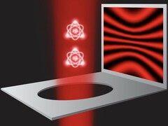 An illustration of MIT's double-slit experiment (Image source: the researchers; cropped)