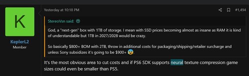 Kepler_L2 post on PS6 price and SSD