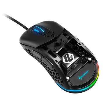 Sharkoon Light² 200 ultra light gaming mouse - Lid removed official render