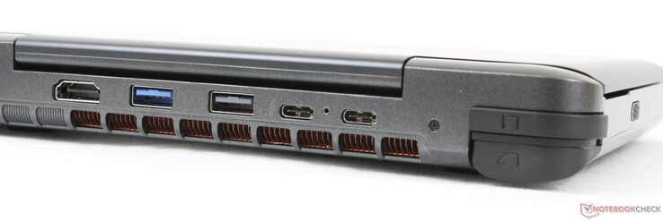Rear: HDMI 2.0b, 2x USB-A 3.2 Gen. 1, 2x USB-C 3.2 Gen. 2