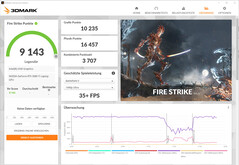 Fire Strike (on battery)