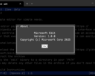 Microsoft Edit for 64-bit Windows enables command line users to edit text files with ease. (Image source: Microsoft)