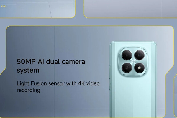 The Poco M8 5G has a 50MP main camera that can record in 4K. (Image source: Xiaomi)