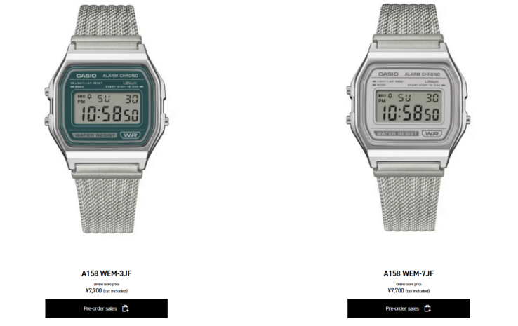 (Image source: Casio Japan)