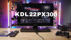 Sony Bravia KDL22PX300 combines PS2 and Bravia KDL22BX300 TV together (image source: Denki on YouTube)