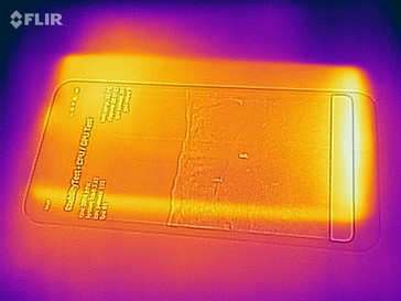 Heat map, front