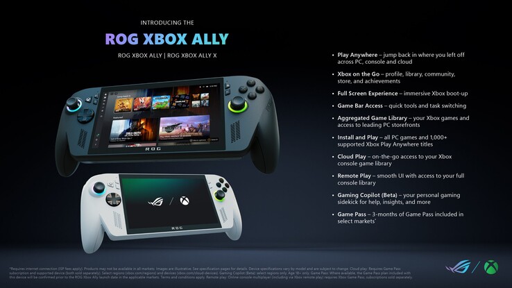 ROG Xbox Ally and Xbox Ally X features (Image source: Xbox Wire)