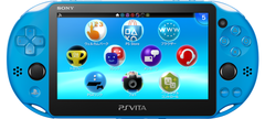 The aqua blue Sony PlayStation Vita model PCH-2000 ZA23 was the last variant to be discontinued. (Source: Sony) The aqua blue Sony PlayStation Vita model PCH-2000 ZA23 was the last variant to be discontinued. (Source: Sony)