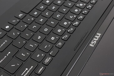 Speaker grilles and keyboard deck are very different when compared to the Titan 18 HX
