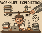 Work-life balance continues going for a toss in Silicon Valley. (Image source: AI generated)