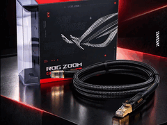 Asus ROG Zoom Cat. 8 Ethernet cable offers 40 Gbps bandwidth.