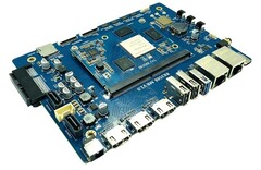 The new Banana Pi CoM in a carrier board. (Image source: Banana Pi)