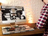 Miani gutted an old iMac and replaced its internals with an M1 Mac Mini. (Image source: Luke Miani)