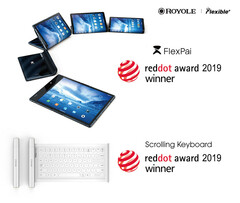 Royole has won 2 Red Dot Design Awards for 2019. (Source: Royole)