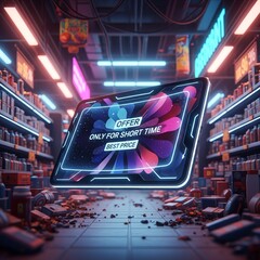 Temu, Amazon and others offer numerous tablets at affordable prices, but are these &quot;bargains&quot; really worth it? (Image source: AI generated)