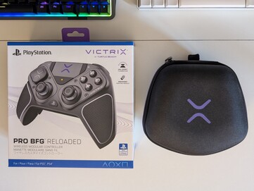 Victrix Pro BFG Reloaded packaging in carrying case