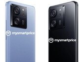 The Xiaomi 13T series' Alpine Blue and Black colourways. (Image source: MySmartPrice)