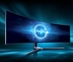 The CHG90 gaming monitor is the world's first to integrate a 32:9 screen ratio display. (Source: Samsung)