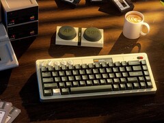 The 8BitDo Retro 68 Keyboard AP50th Limited Edition has aluminium alloy keycaps.