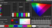 CalMAN: sRGB colour space - Natural colour mode