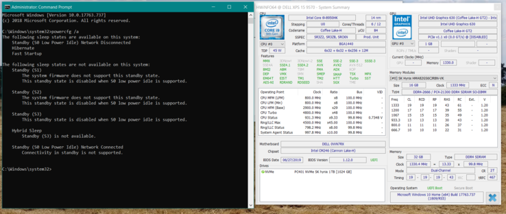 MSPIP forces the XPS 15 9570 into Disconnected Modern Standby